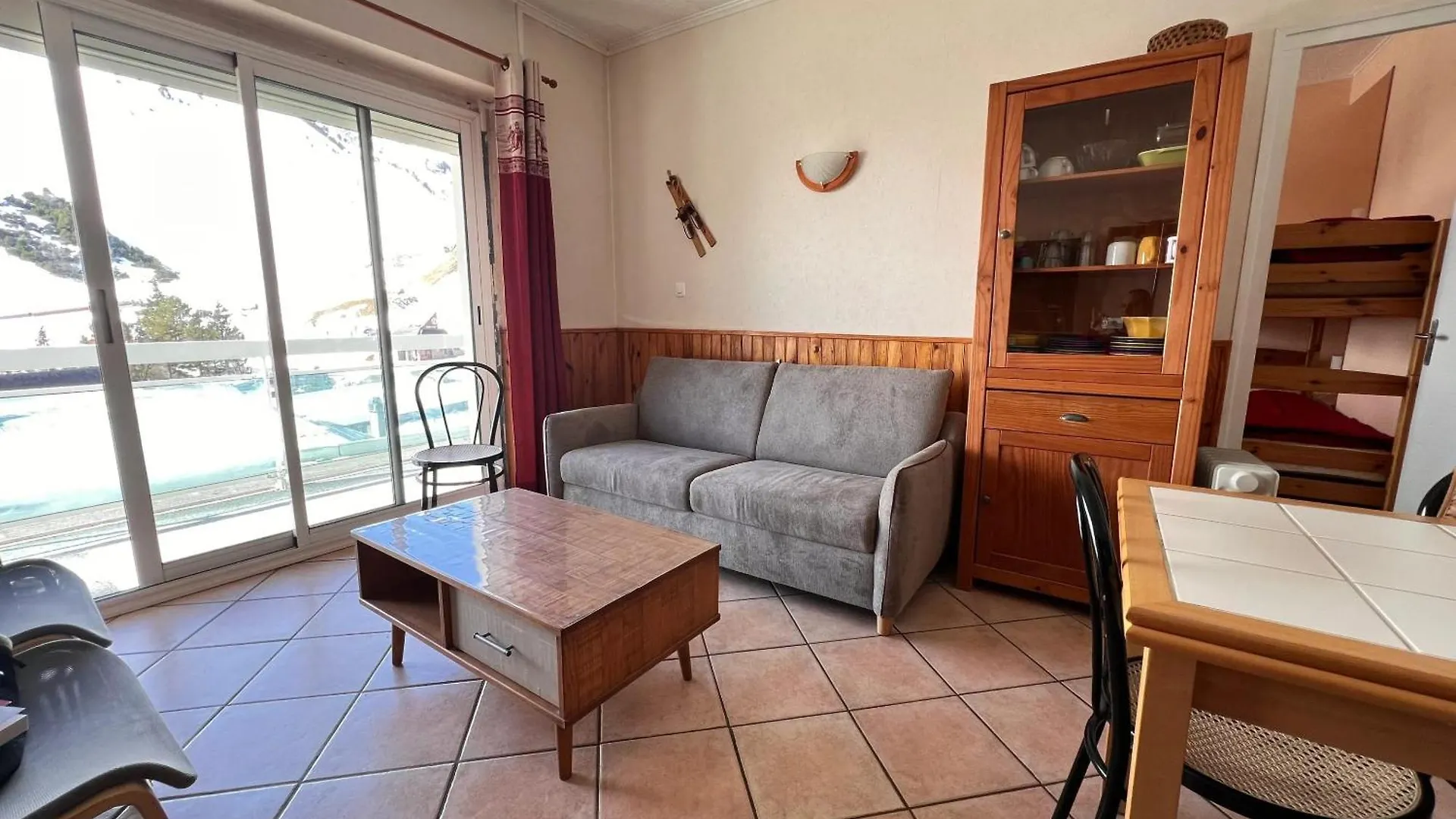 Appartement D'Une Chambre A Bagneres De Bigorre La Mongie A 100 M Des Pistes Avec Balcon Amenage Et Wifi